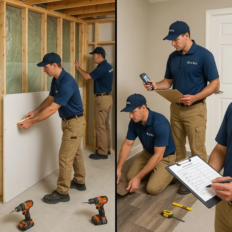 Repairs and Reconstruction process in California City, CA